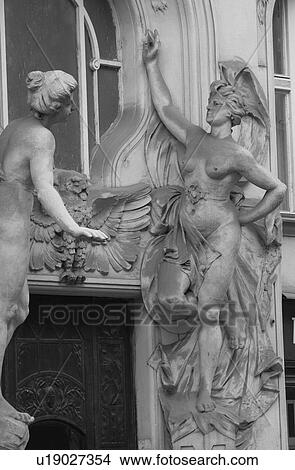 Picture - Stone sculptures in Prague. Fotosearch