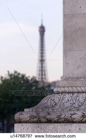 Stock Photo - The Arc de Triomphe, Paris, France. Fotosearch