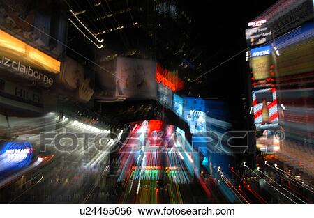 Times Square, New York City View Large Photo Image Stock Photograph - Times Square, New York City. Fotosearch