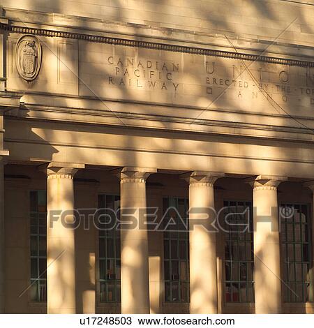 Union Station Toronto Ontario Canada View Large Photo Image Stock Image - Union Station Toronto Ontario Canada. Fotosearch
