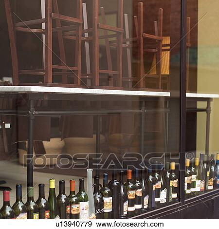 Stock Photo - Wine Bar in San Francisco. Fotosearch