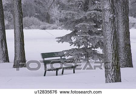 Stock Photograph - Winnipeg Manitoba, Canada Winter Scenes. Fotosearch