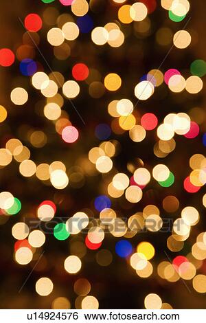 Stock Photograph - Abstract blurred multicolored lights. Fotosearch