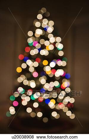 Abstract Christmas tree with blurred multicolored lights. View Large Photo Image Stock Photo - Abstract Christmas tree with blurred multicolored lights.. Fotosearch