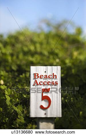 Beach access sign on Bald Head Island, North Carolina. View Large Photo Image Stock Image - Beach access sign on Bald Head Island, North Carolina.. Fotosearch