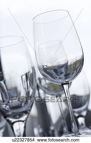 Picture - Empty glasses. Fotosearch