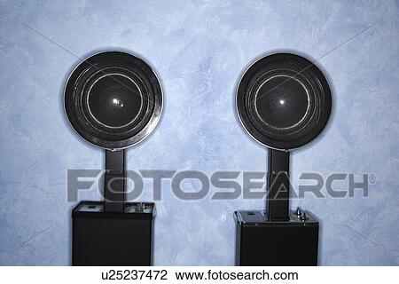 Stock Image - Hair styling and drying chairs at women's salon. Fotosearch