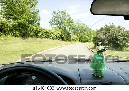 hula dancer car dashboard