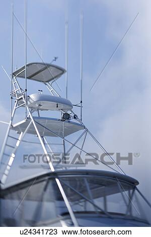 Private fishing boat lookout View Large Photo Image Stock Image - Private fishing boat lookout. Fotosearch