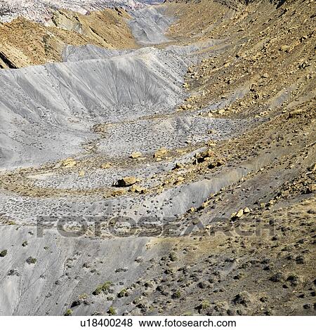 Stock Photo - Rocky landscape in desert of Cottonwood Canyon, Utah. Fotosearch