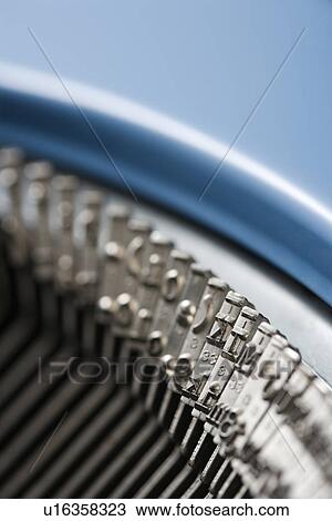 Selective focus, close up of typewriter typebars View Large Photo Image Stock Image - Selective focus, close up of typewriter typebars. Fotosearch