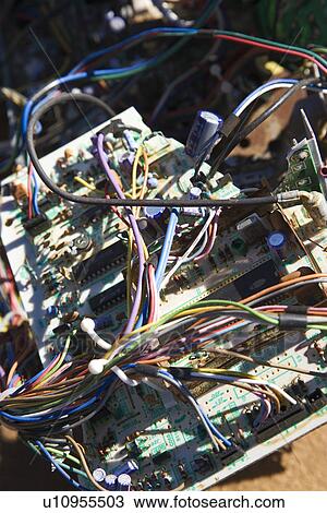 Wires and old broken electrical car components View Large Photo Image Stock Image - Wires and old broken electrical car components. Fotosearch