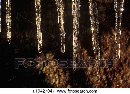 Stock Photo - Icicles. Fotosearch