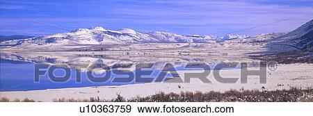 Winter at Mono Lake View Large Photo Image Stock Photo - Winter at Mono Lake. Fotosearch