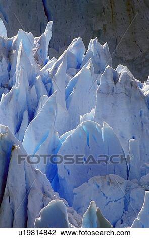 Icy formations of Perito Moreno Glacier View Large Photo Image Stock Image - Icy formations of Perito Moreno Glacier. Fotosearch