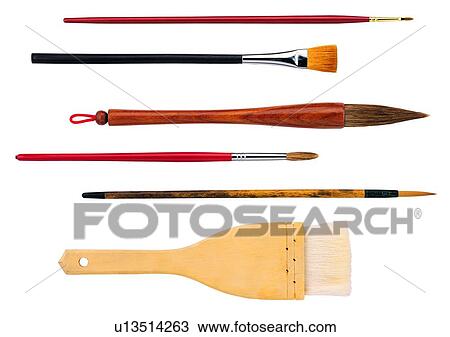 Stock Image - painting, art, pencil, artistic, pigment, materials. Fotosearch