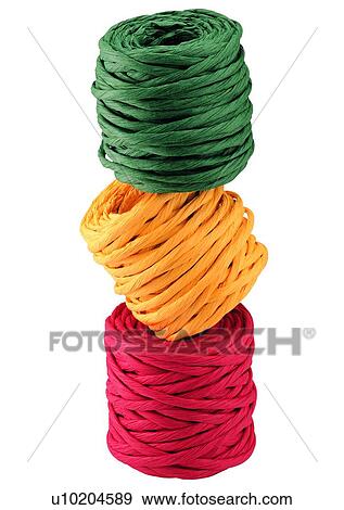 Stock Photo - wool, artistic, art, knitting wool, rope, art form, materials. Fotosearch