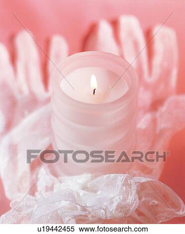 Stock Photography - ornate, peace, candle, alight, heat, piece, pattern. Fotosearch