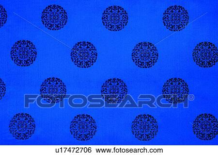 Stock Photograph - Backgrounds, Dotted, Chinese, Wallpaper, Ideas, Blue, Chinese Culture. Fotosearch