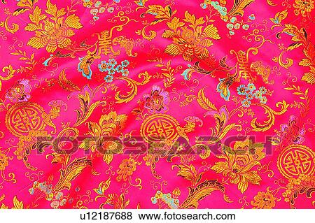 Backgrounds, Floral Design, Chinese, Fabric, Ideas View Large Photo Image Stock Photo - Backgrounds, Floral Design, Chinese, Fabric, Ideas. Fotosearch