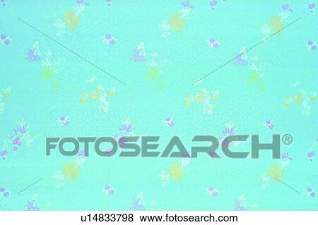 Stock Photo - Blue, Close-Up, Design, Floral Design, Floral Pattern. Fotosearch