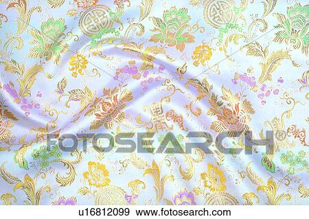Stock Photo - Close-Up, Design, Floral Design, Floral Pattern, Fold. Fotosearch