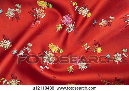 Stock Photo - Close-Up, Repetition, Rust, Floral Pattern, Smooth. Fotosearch