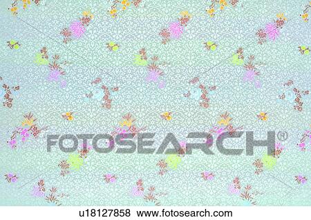 Fabric, Floral Pattern, Chinese Culture, Floral Design, Backgrounds View Large Photo Image Stock Photo - Fabric, Floral Pattern, Chinese Culture, Floral Design, Backgrounds. Fotosearch