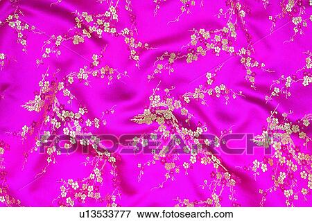 Pink, Chinese Culture, Textile, Fold, Backgrounds, Cloth, Floral Design View Large Photo Image Stock Photo - Pink, Chinese Culture, Textile, Fold, Backgrounds, Cloth, Floral Design. Fotosearch