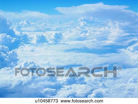 Blue, Cloudscape, Cluster, Day View Large Photo Image Stock Image - Blue, Cloudscape, Cluster, Day. Fotosearch