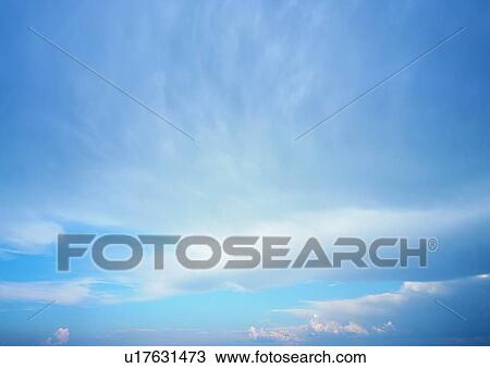 Stock Image - Blue, Cloudscape, Cluster, Day. Fotosearch