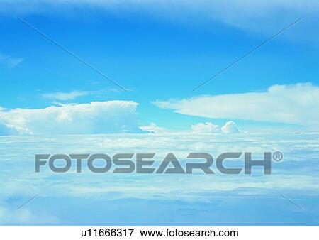 Blue, Cloudscape, Cluster, Day View Large Photo Image Stock Photo - Blue, Cloudscape, Cluster, Day. Fotosearch
