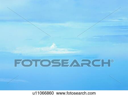 Stock Image - Blue, Fluffy, Outdoor, Sky, Natural Pattern. Fotosearch