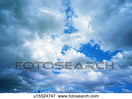 Stock Photo - Overcast, Sky, Outdoor, Backgrounds, Scenics. Fotosearch