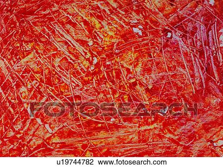 Stock Image - background, grain, scratch, pattern, red, texture. Fotosearch