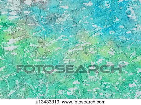Stock Photo - background, texture, grain, pattern, blue, green. Fotosearch
