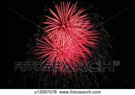 Stock Photo - , Black Background, Bright, Celebration, Darkness. Fotosearch