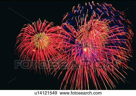 Stock Photo - , Black Background, Bright, Celebration, Darkness. Fotosearch