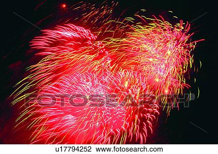 Stock Image - Display, Darkness, Shower. Fotosearch