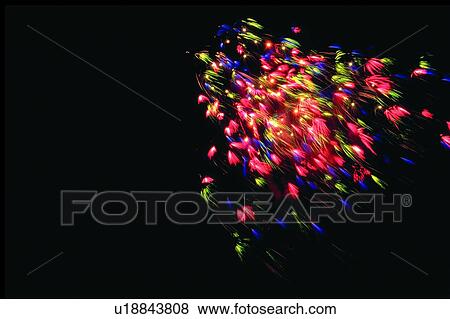 Entertainment, Light, Firework Display, Night View Large Photo Image Stock Photo - Entertainment, Light, Firework Display, Night. Fotosearch