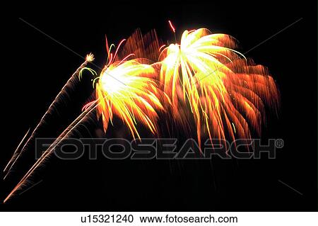 , Firework Display, Darkness, Exploding, Yellow, Light View Large Photo Image Stock Image - , Firework Display, Darkness, Exploding, Yellow, Light. Fotosearch