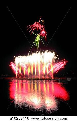 , Night, Reflection, Sparks, Celebration, Light View Large Photo Image Stock Photograph - , Night, Reflection, Sparks, Celebration, Light. Fotosearch