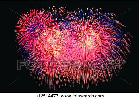 Stock Photo - , Pattern, Firework Display, Exploding, Fun. Fotosearch