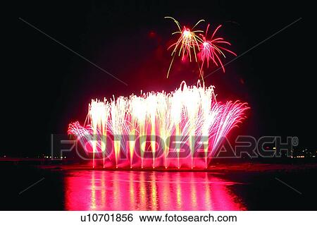 Stock Photograph - Shower, Celebration, Water, Sparks, Sparkle. Fotosearch