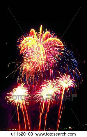 Sky, Celebration, Entertainment, Black Background, Event View Large Photo Image Stock Photo - Sky, Celebration, Entertainment, Black Background, Event. Fotosearch