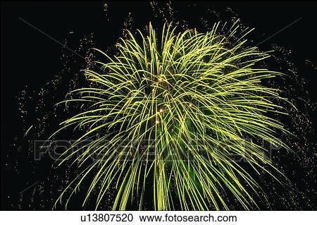 Stock Image - Sky, Sparkle, Bright, Sparks, Event, Firework Display. Fotosearch