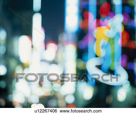 Stock Photograph - Neon Lights. Fotosearch