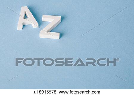 Stock Photo - Letters A and Z. Fotosearch