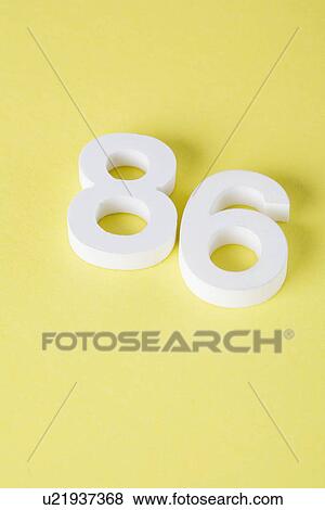 Nombre, 86 Banque de Photo | u21937368 | Fotosearch