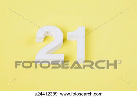 Stock Photo - Number 21. Fotosearch